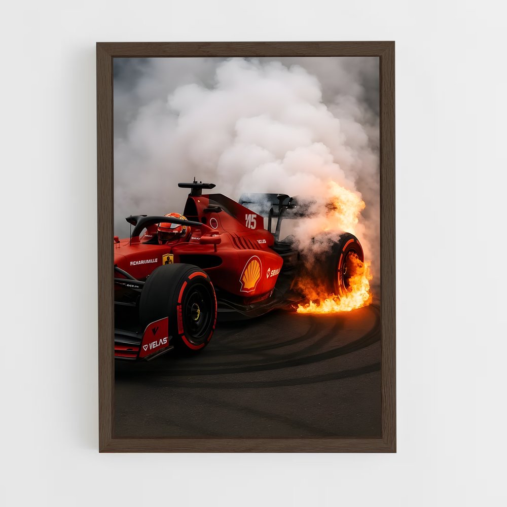Poster Ferrari Inferno – affiche Voitures de Formule 1 (vue 5)